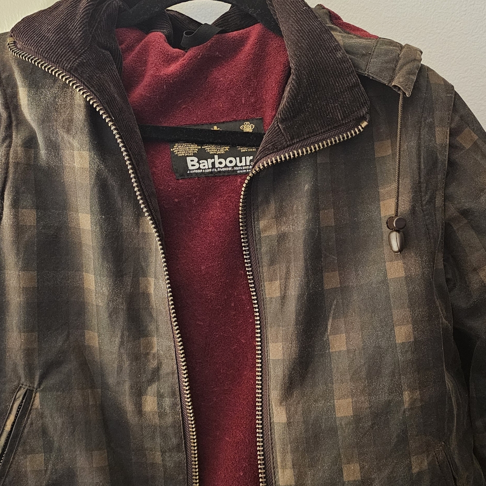 Barbour Brown Check Jacket